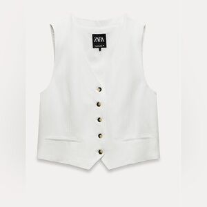 NWT - ZARA MENSWEAR-STYLE VEST - Small